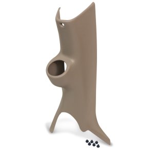 Dodge Ram 3500 Gauge Pod - Partial Pillar - Banks Power - 1 Gauge - Tan - `03-`09